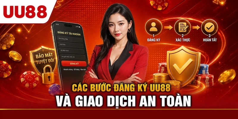 Các bước đăng ký UU88 nhanh chóng và an toàn cho người mới chơi